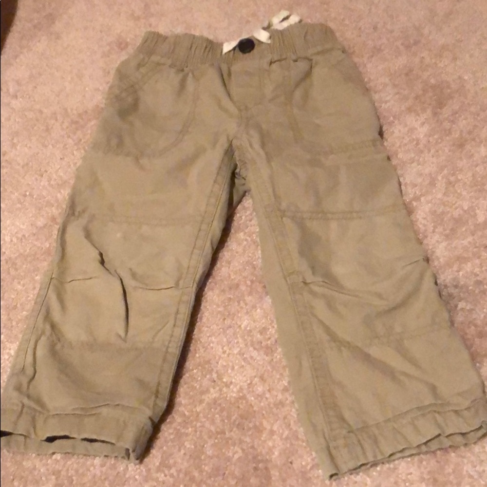 Gap Boys T-shirt Lined Khakis 2T